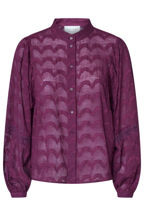 SisterS point bordeaux dames blouse | Vooraanzicht