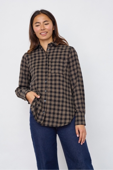 SisterS point Blouse VIRRA SH8 20270 Black Check