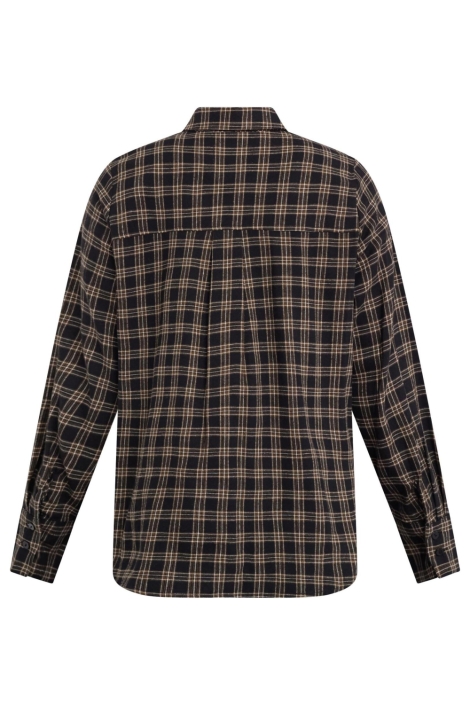 SisterS point zwarte dames blouse | Achteraanzicht