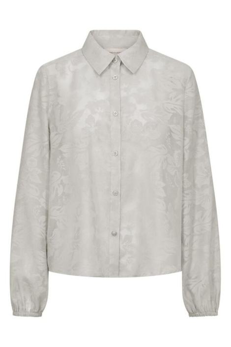 Freequent ecru dames blouse | Vooraanzicht