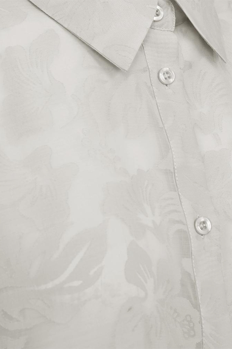 Freequent ecru dames blouse | Close up