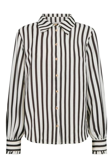 Freequent Blouse FQNOTO SHIRT 211985 STAR OFF-WHITE W. MOLE