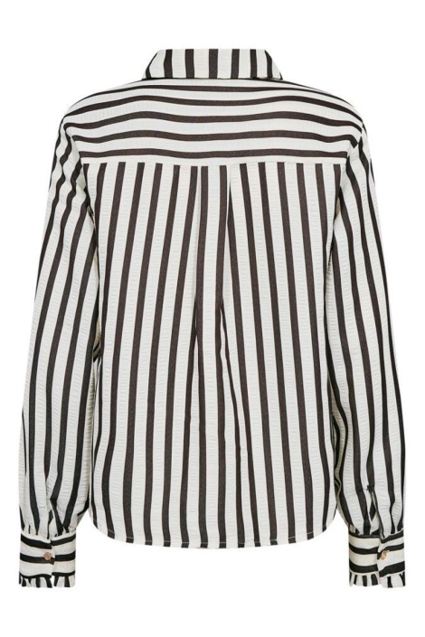 Freequent beige dames blouse | Achteraanzicht