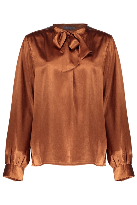 Geisha koperen dames blouse | Vooraanzicht
