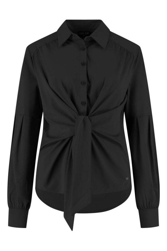 Lady Day zwarte dames blouse | Vooraanzicht