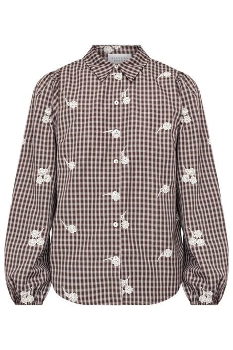 SisterS point bruine dames blouse | Vooraanzicht