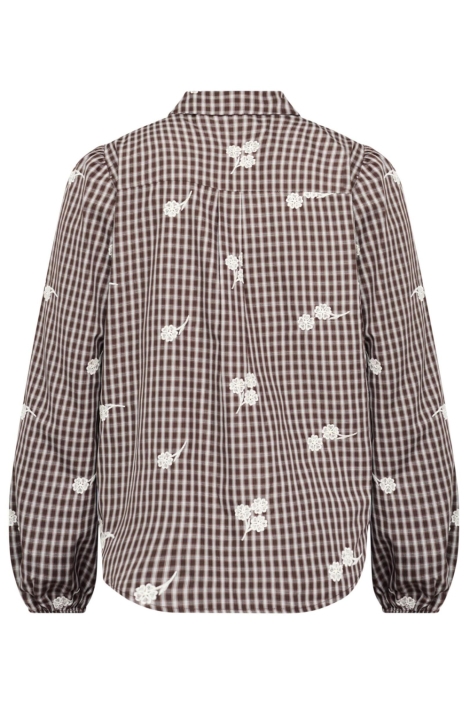 SisterS point bruine dames blouse | Achteraanzicht