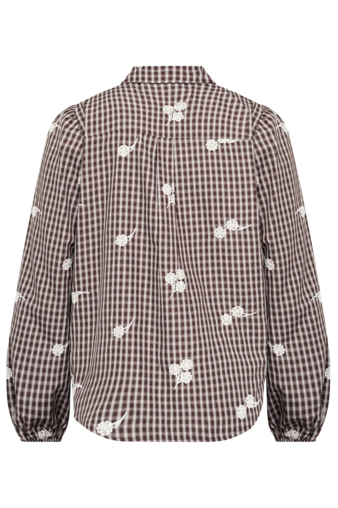 SisterS point bruine dames blouse | Achteraanzicht