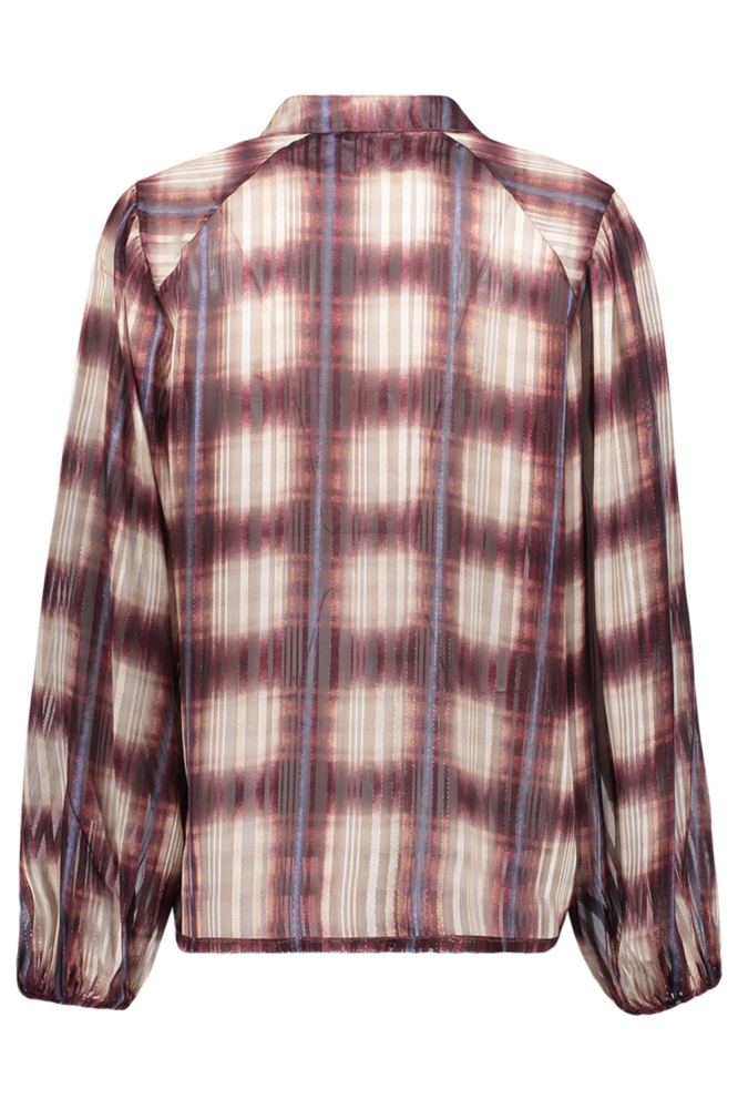 Geisha multi color dames blouse | Achteraanzicht