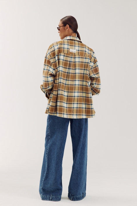 Harper & Yve camel dames blouse | Model