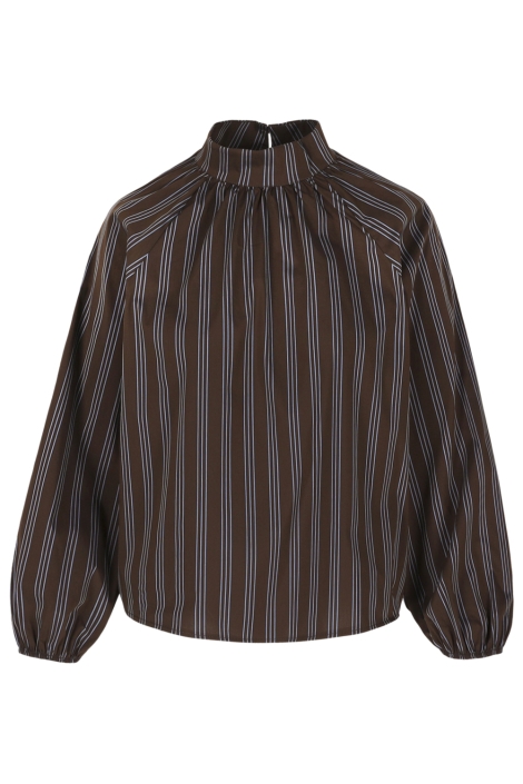 LolaLiza bruine dames blouse | Vooraanzicht
