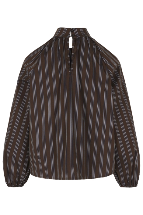 LolaLiza bruine dames blouse | Achteraanzicht