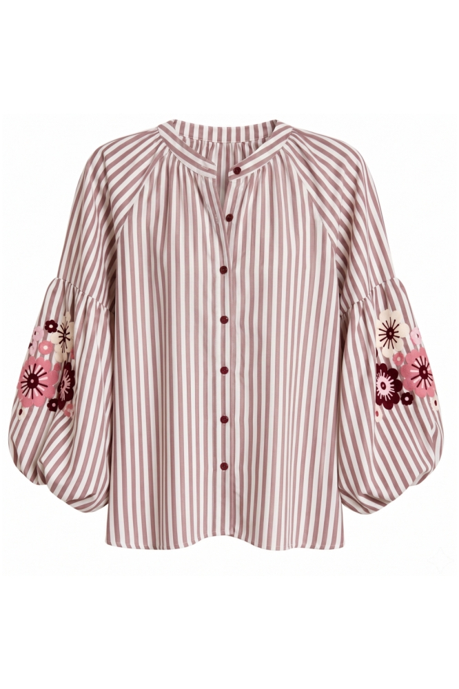 LolaLiza roze dames blouse | Vooraanzicht