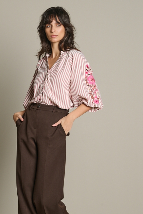 LolaLiza roze dames blouse | Model