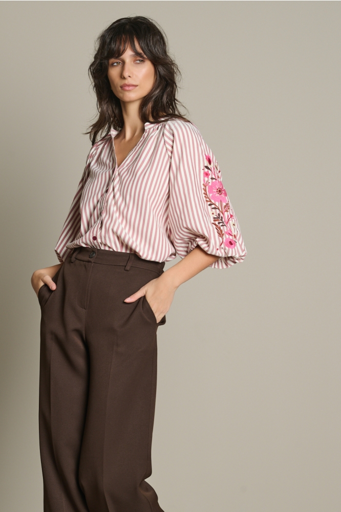 LolaLiza roze dames blouse | Model