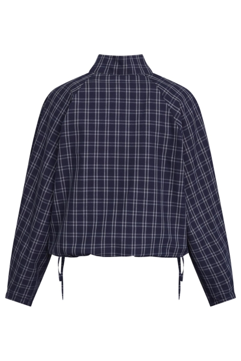 SisterS point blauwe dames blouse | Achteraanzicht