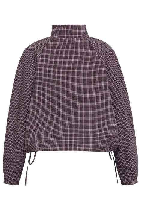 SisterS point bordeaux dames blouse | Achteraanzicht