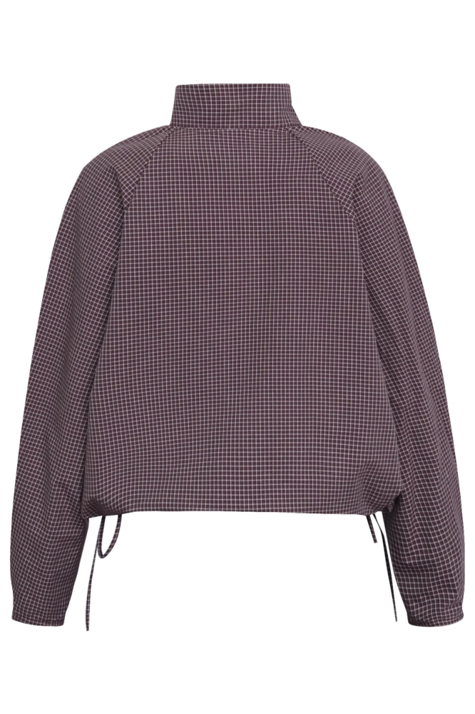 SisterS point bordeaux dames blouse | Achteraanzicht
