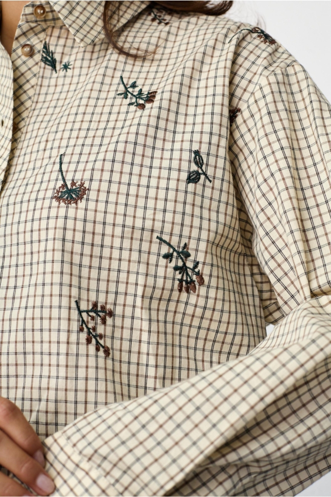SisterS point ecru dames blouse | Close up