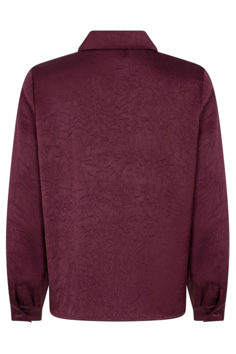 Ydence bordeaux dames blouse | Achteraanzicht