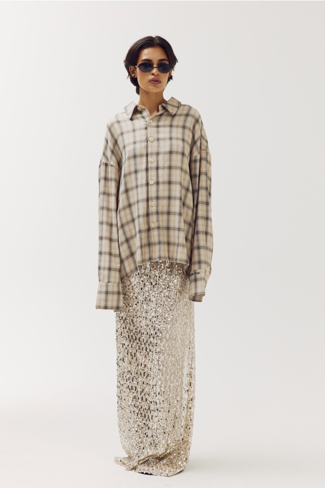 Harper & Yve beige dames blouse | Model