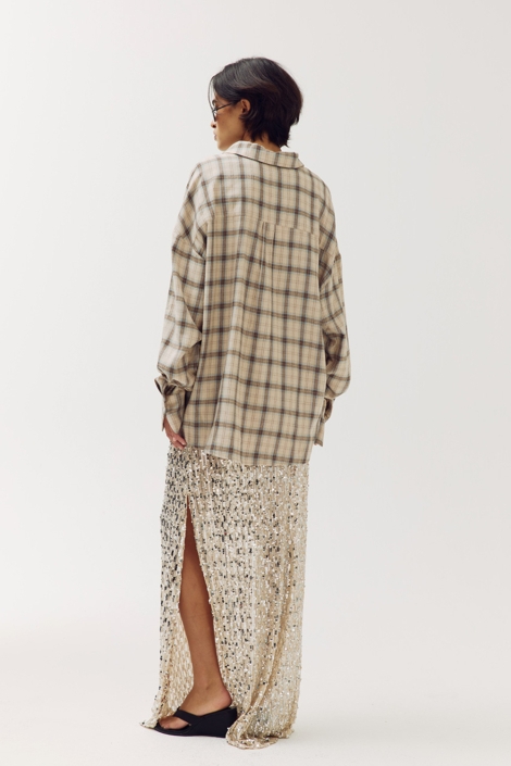 Harper & Yve beige dames blouse | Model
