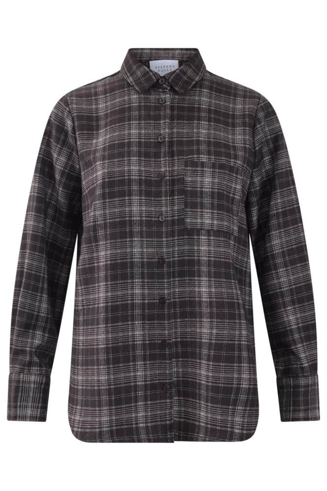 SisterS point bruine dames blouse | Vooraanzicht
