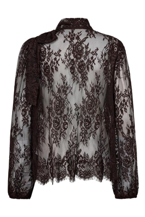 Freequent bruine dames top | Achteraanzicht