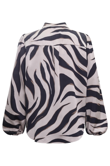 SisterS point bruine dames blouse | Achteraanzicht