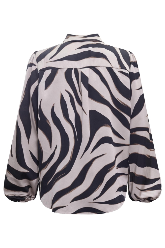 SisterS point bruine dames blouse | Achteraanzicht
