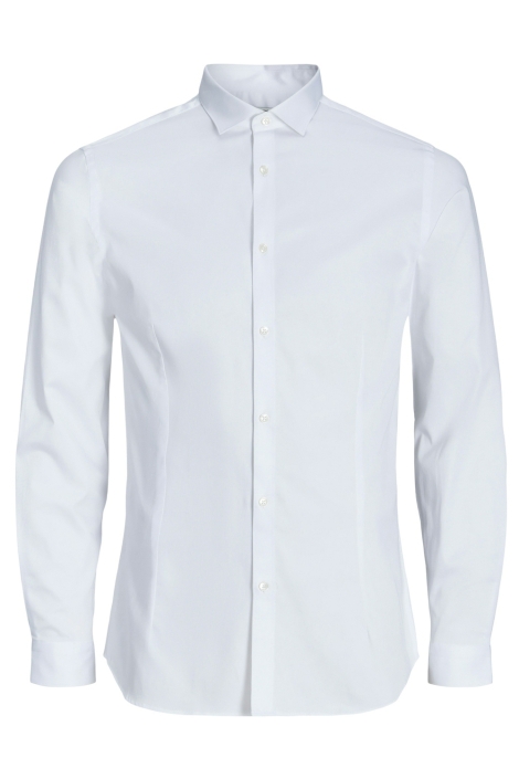 Jack & Jones witte heren overhemd | Vooraanzicht