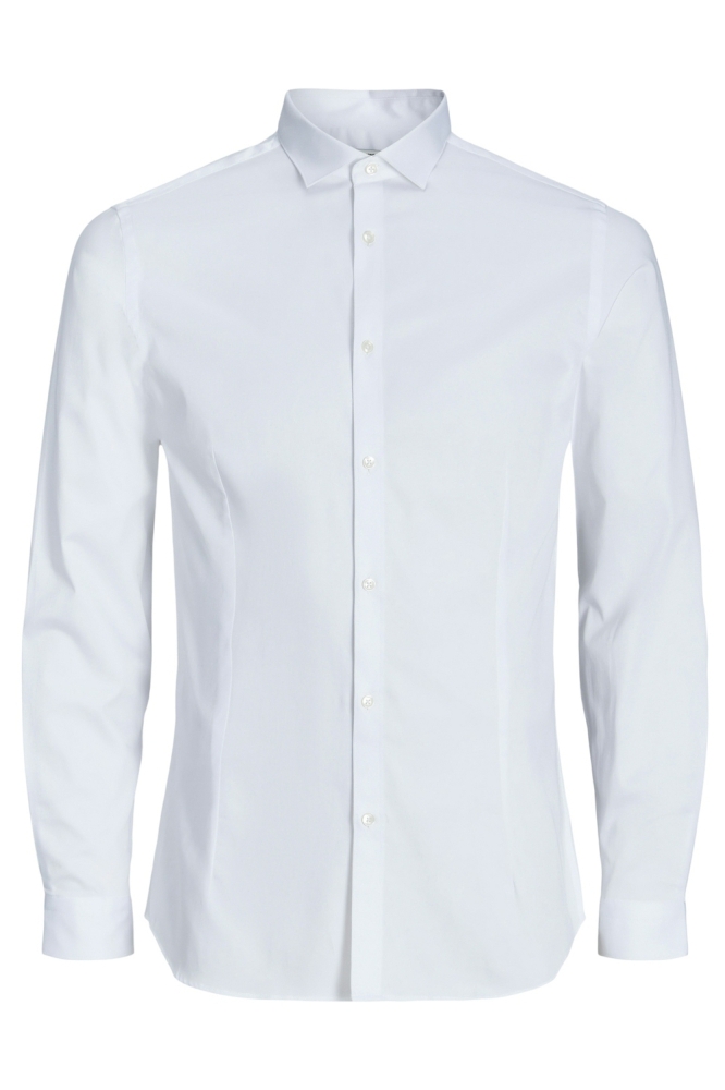 Jack & Jones witte heren overhemd | Vooraanzicht