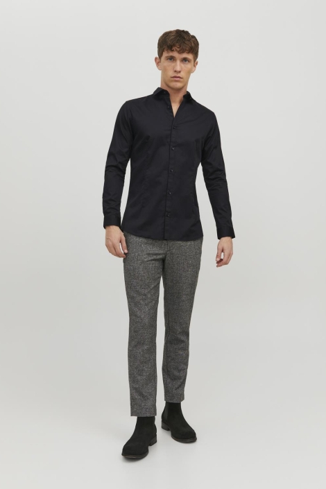 Jack & Jones zwarte heren overhemd | Model