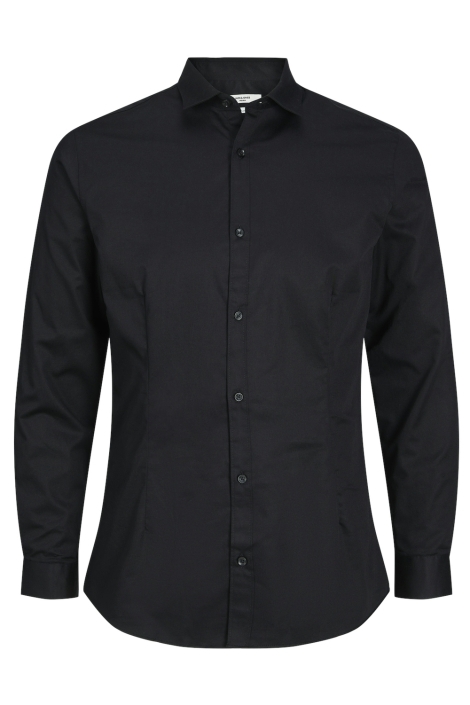 Jack & Jones zwarte heren overhemd | Vooraanzicht
