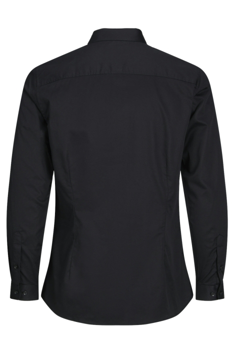 Jack & Jones zwarte heren overhemd | Achteraanzicht