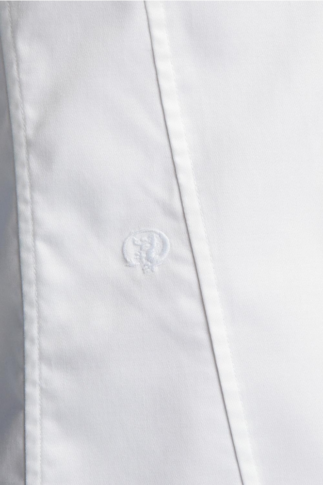 Cast Iron witte heren overhemd | Close up