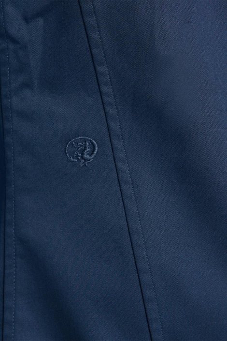 Cast Iron blauwe heren overhemd | Close up