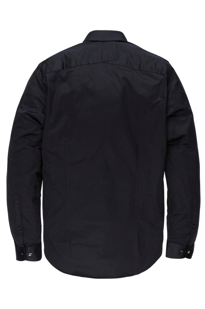 Cast Iron zwarte heren overhemd | Achteraanzicht