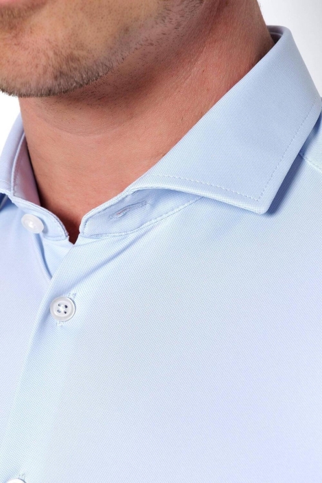 Pure H. Tico blauwe heren overhemd | 