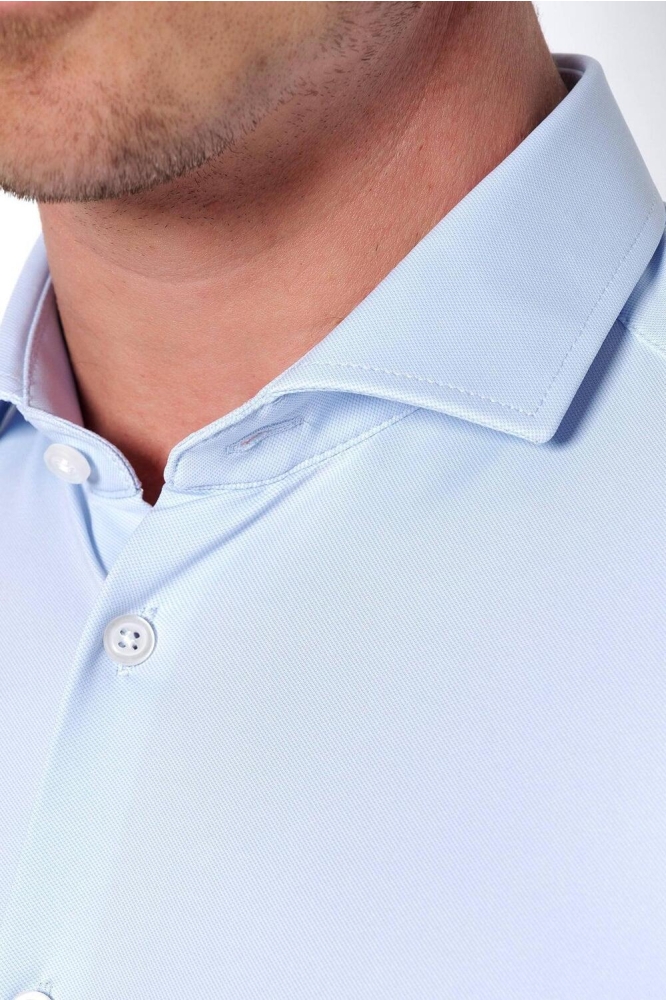 Pure H. Tico blauwe heren overhemd | 