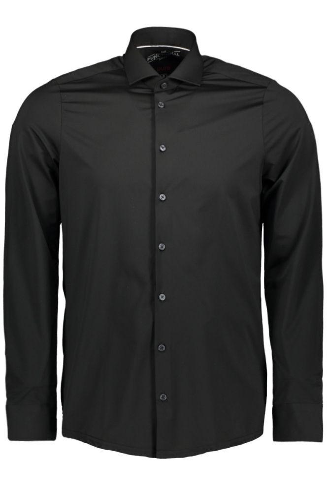 Pure H. Tico zwarte heren overhemd | 