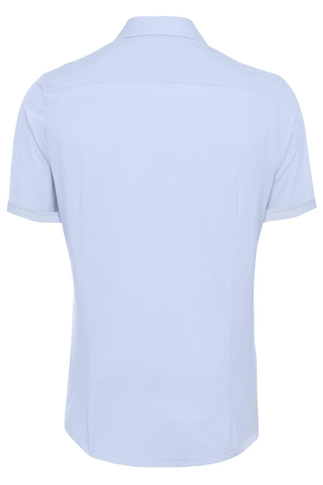 Pure H. Tico blauwe heren overhemd | Achteraanzicht