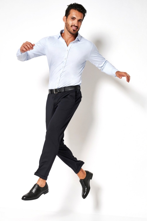 Desoto blauwe heren overhemd | Model