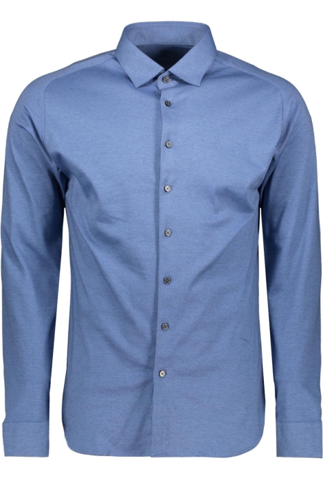Desoto blauwe heren overhemd | Vooraanzicht