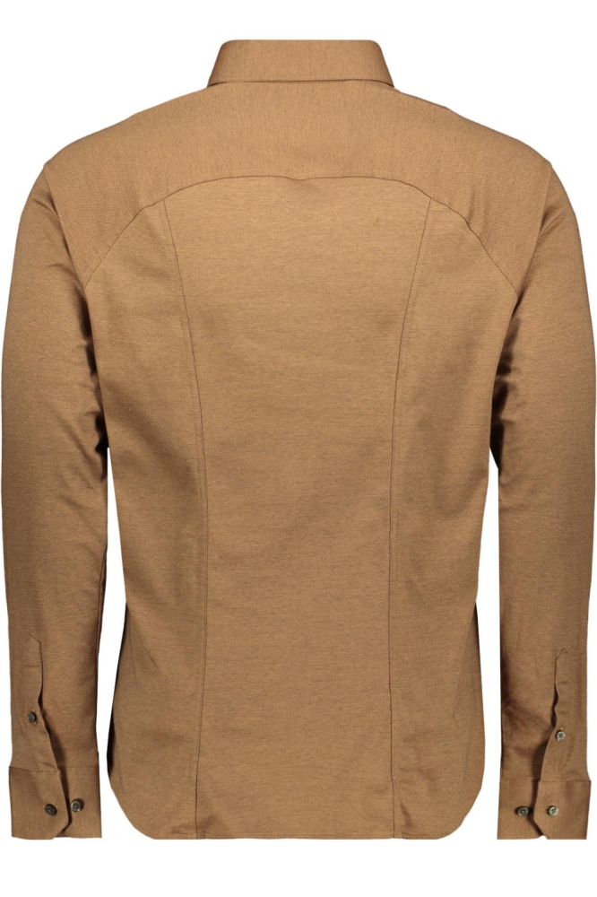 Desoto camel heren overhemd | Achteraanzicht