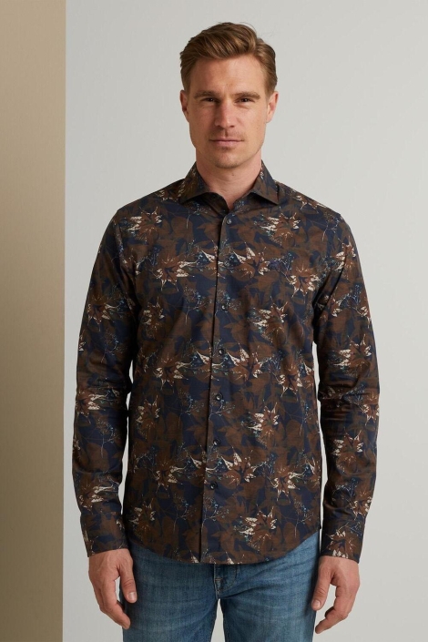 Vanguard blauwe heren overhemd | Model vooraanzicht