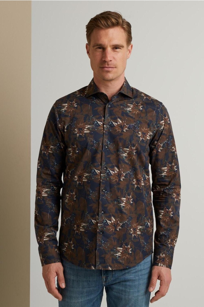 Vanguard blauwe heren overhemd | Model vooraanzicht