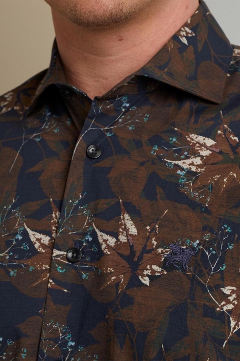 Vanguard blauwe heren overhemd | Close up