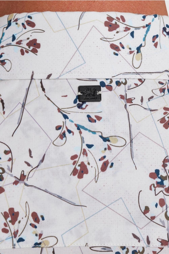 Vanguard witte heren overhemd | Close up