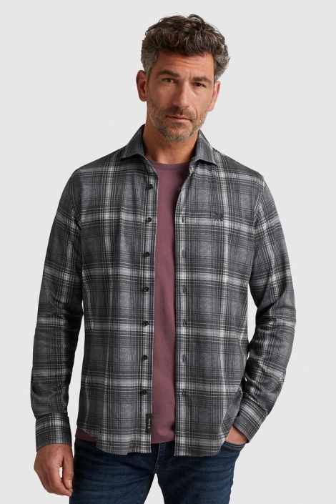 Vanguard grijze heren overhemd | Model vooraanzicht